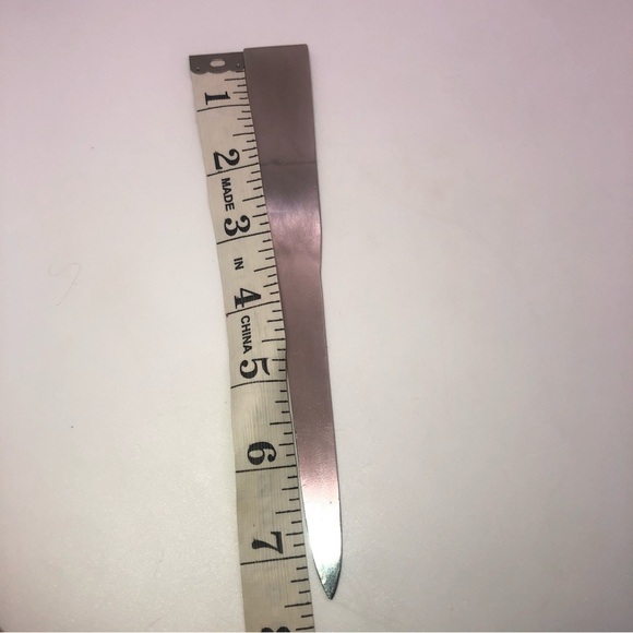 Vtg 4H 4-H Club Silver Tone Letter Opener 7.5” - Picture 4 of 4